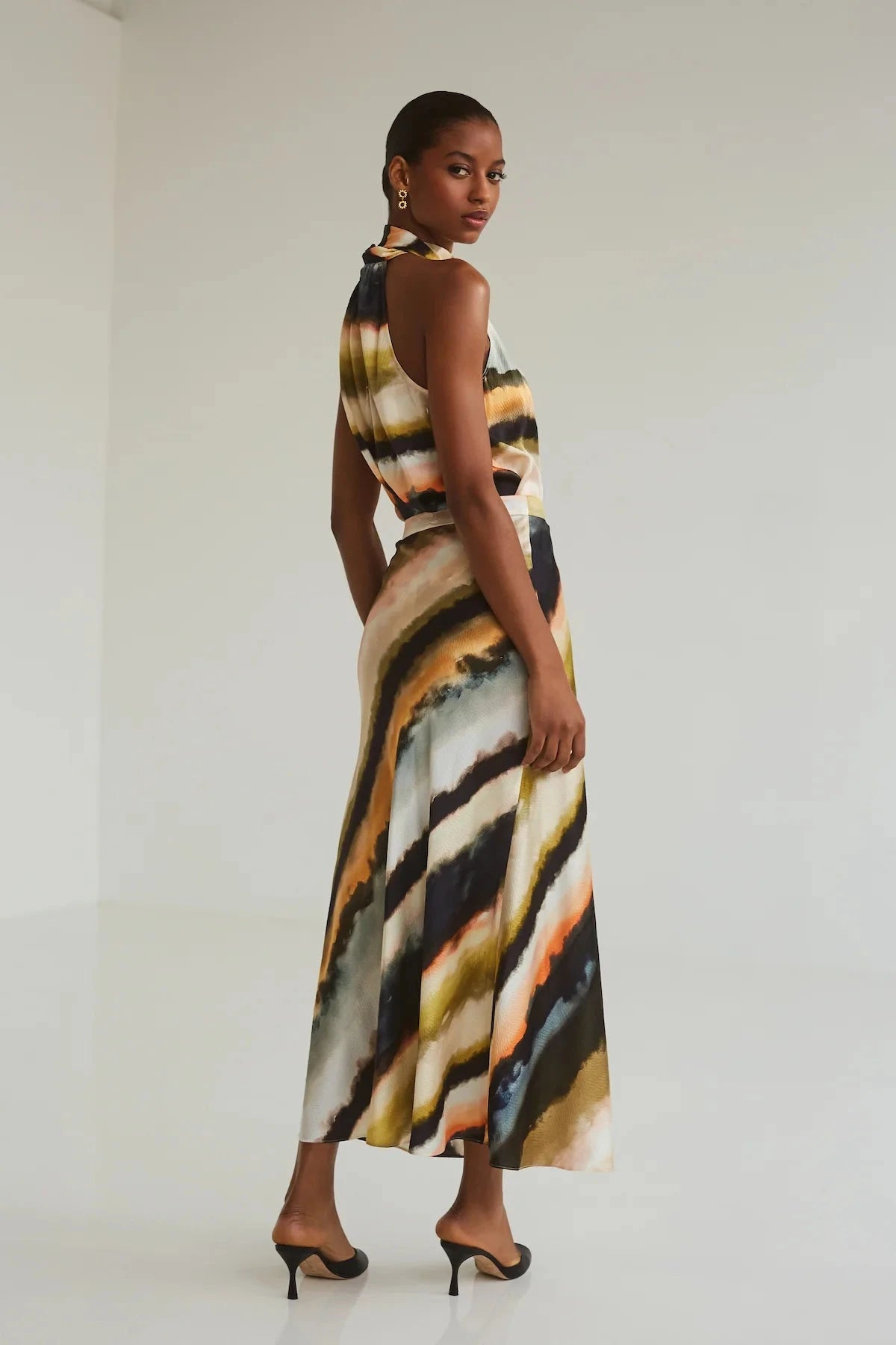 Kaia Skirt Midnight Mist Skirts - Maxi Cara Cara 