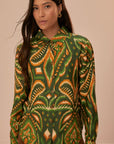 Pineapple Ikat Green Shirt