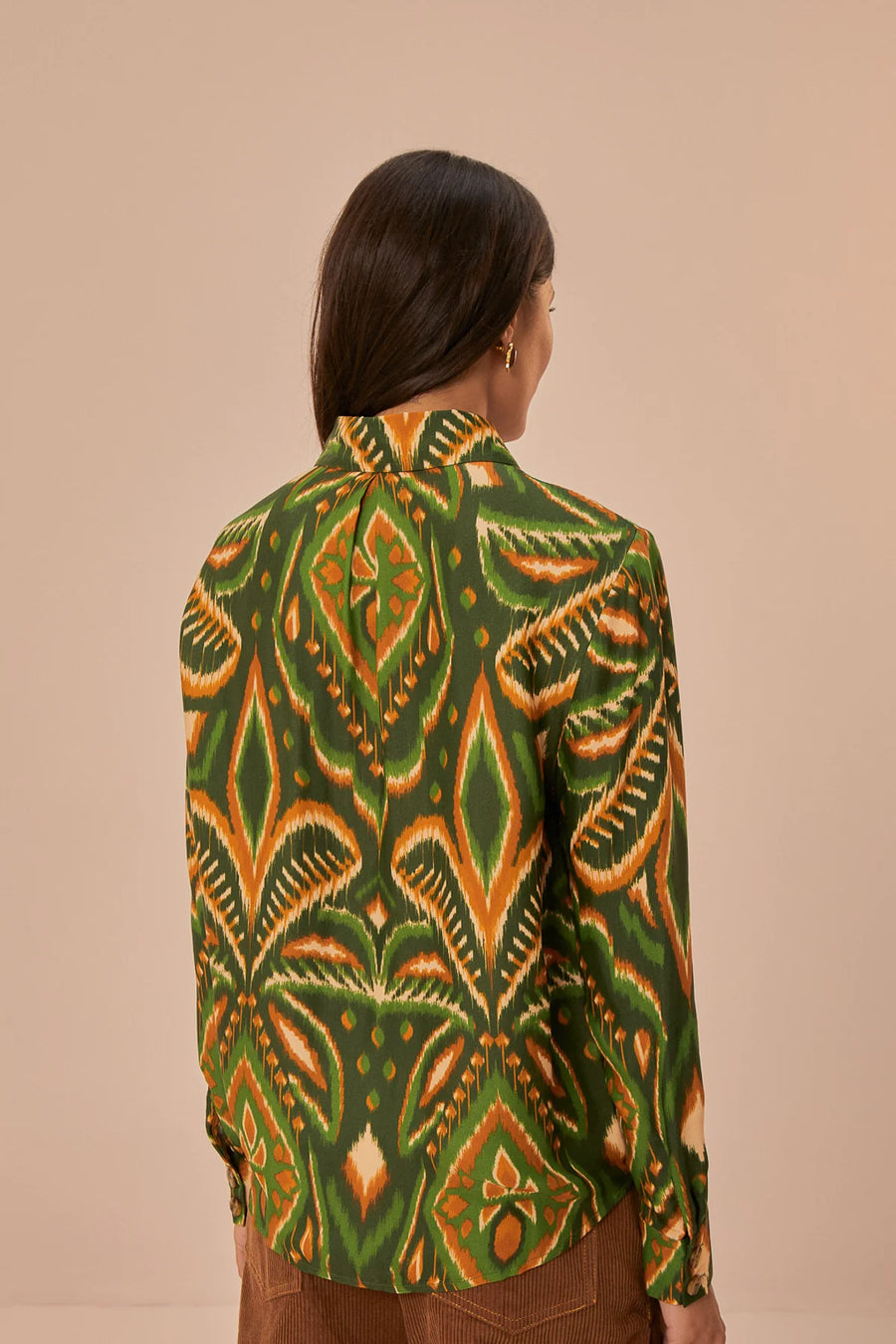 Pineapple Ikat Green Shirt