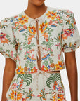 Delicate Forest Scarves Blouse Off-White Tops - Blouses Farm Rio 