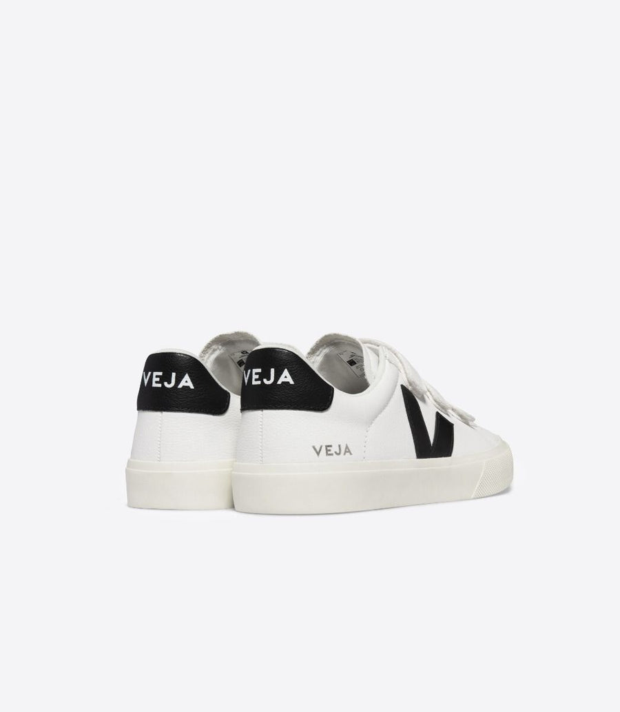 Recife Chromefree Leather White Black Shoes - Sneakers Veja 