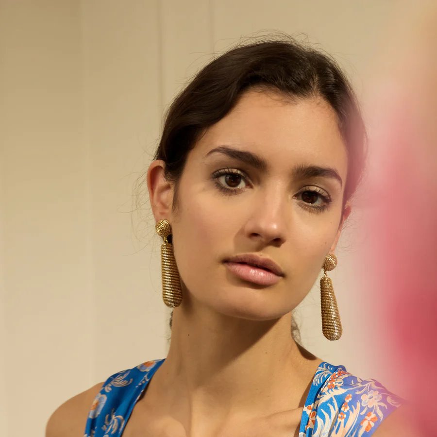 Tivoli Drop Earrings Gold Jewelry - Earrings Mignonne Gavigan 
