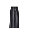 Robyn Vegan Leather Skirt Black Skirts - Midi L'Agence 