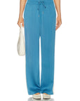 Nolan Satin Side Striped Pant Washed Indigo Pants - Trousers Simkhai 