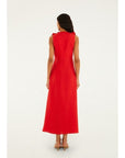 Red Sleeveless Midi Dress Dresses - Midi Farm Rio 