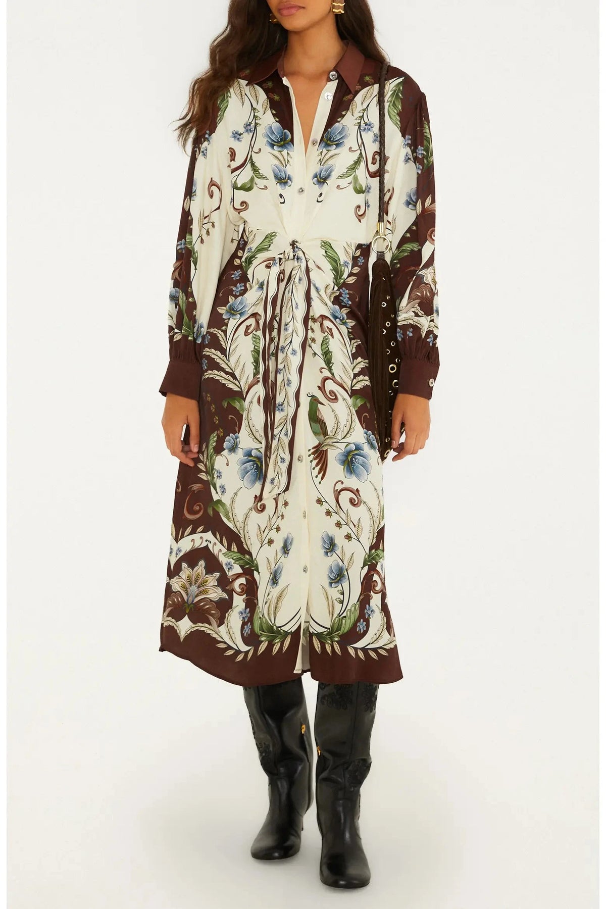 Millena Midi Dress Winter White Dresses - Midi Farm Rio 