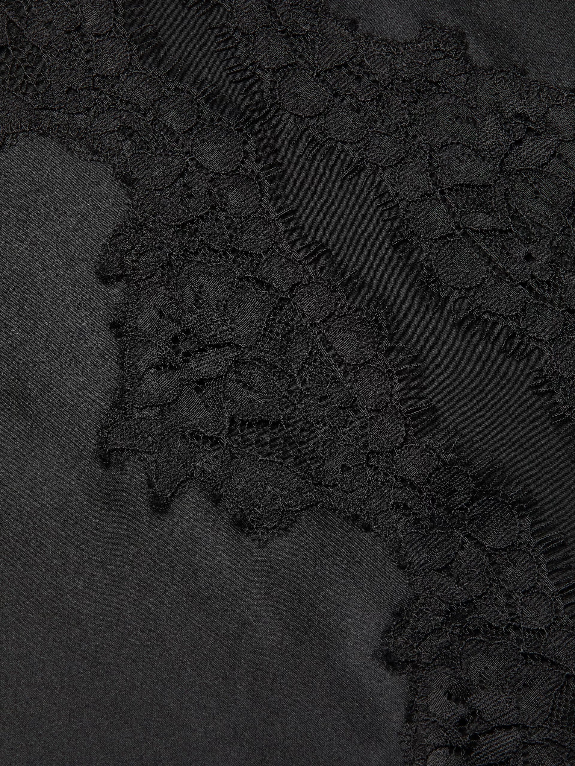 Tico Lace Midi Skirt Black Skirts - Midi L'Agence 