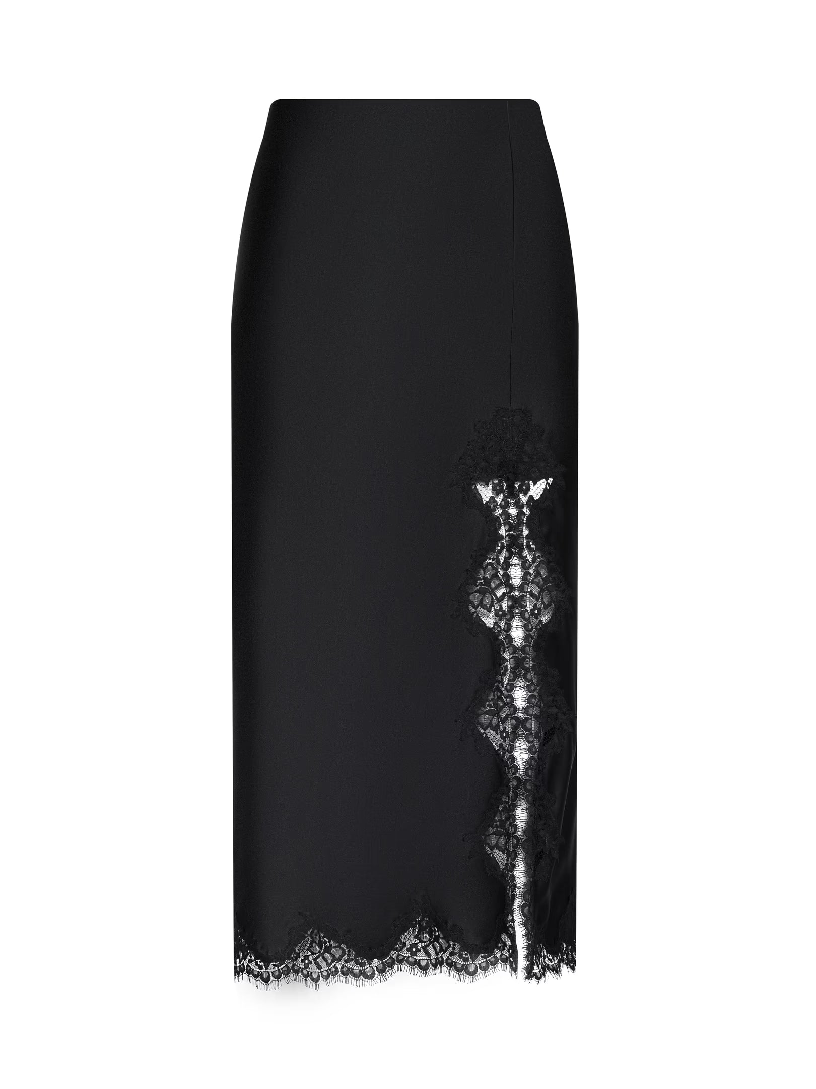 Tico Lace Midi Skirt Black Skirts - Midi L'Agence 