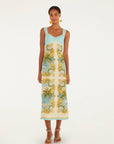 Royal Sea Sleeveless Maxi Dress Dresses - Maxi Farm Rio 