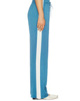 Nolan Satin Side Striped Pant Washed Indigo Pants - Trousers Simkhai 