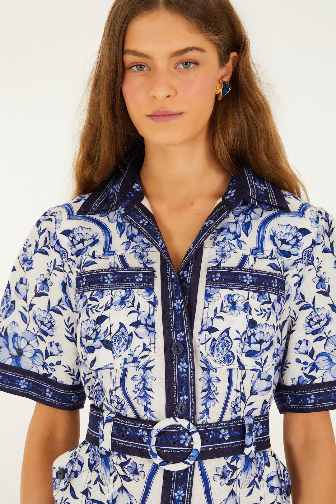 Porcelain Garden Mini Dress Off White Dresses - Short Farm Rio 