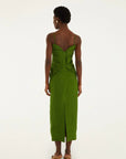 Monstera Leaf Sleeveless Maxi Dress Green Dresses - Maxi Farm Rio 