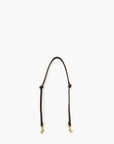 Thin Knotted Shoulder Strap Black Handbags - Small Leather Goods - Straps Clare V. 