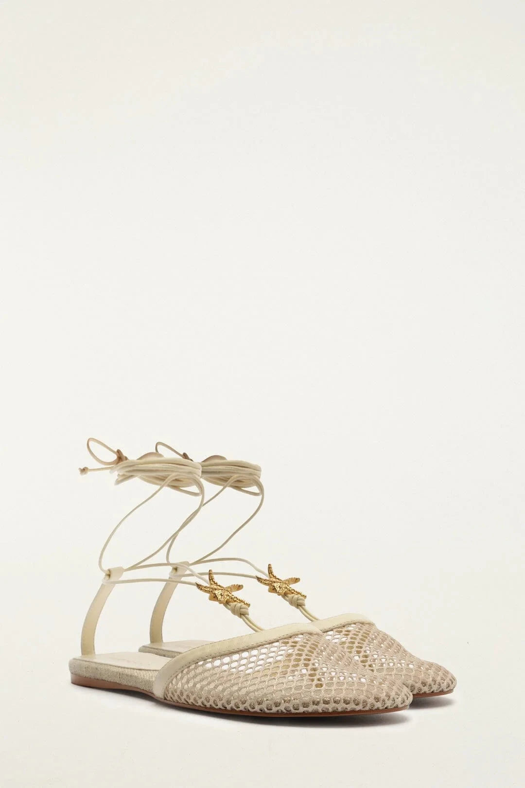 Sea Lace Up Mule Sandals - Flat Sandals Farm Rio 