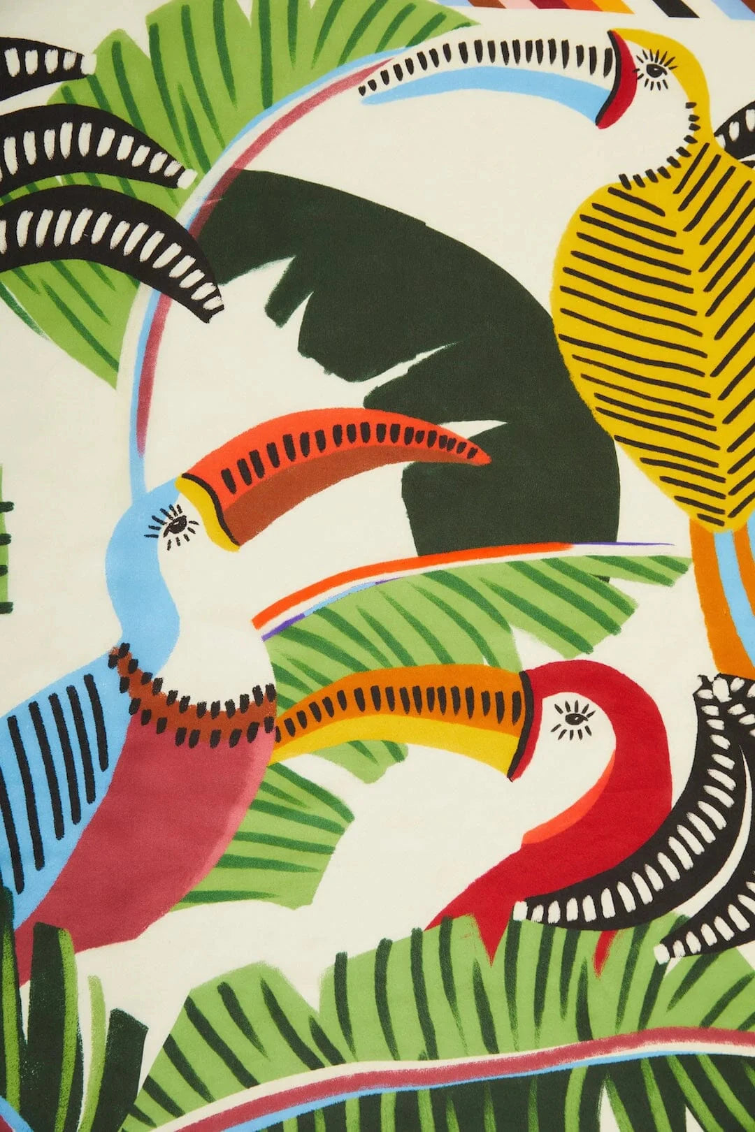 Toucan With Foliage Scarf Scarves Farm Rio 