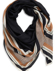 Lina Striped Scarf Olive