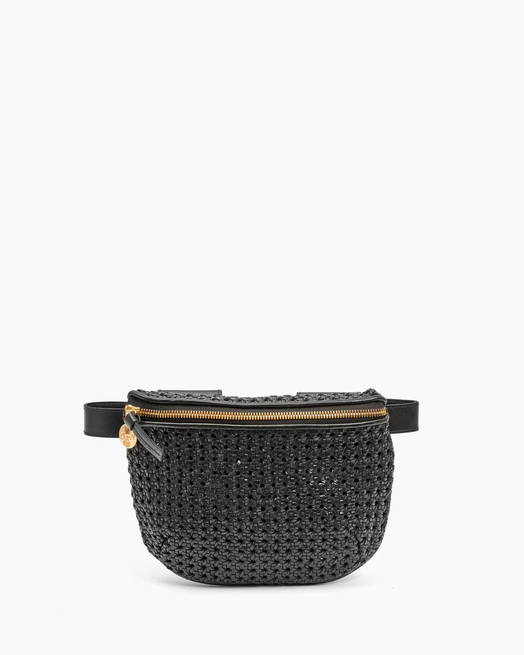 Fanny Pack Black Rattan Handbags - Crossbody Clare V. 