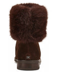 Katria Bootie Suede Espresso Boots - Booties Sam Edelman 