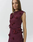 Tessa Floral Applique Top Fig Tops - Blouses Simkhai 