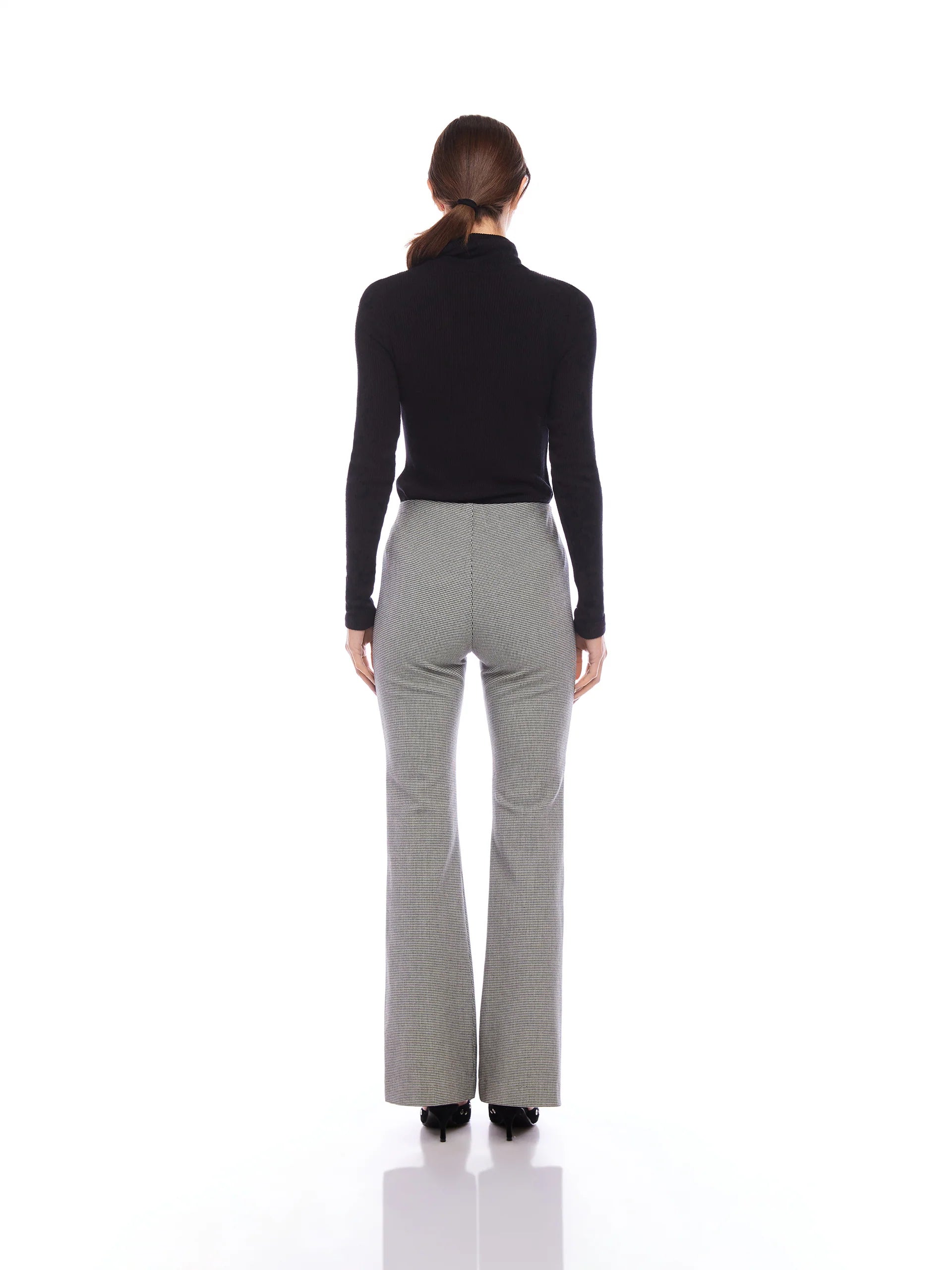 Emerson Bootcut Pant Houndstooth Pants - Trousers Fifteen Twenty 