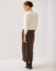 Mia Bias Midi Skirt Brown and Cream Skirts - Midi Fifteen Twenty 