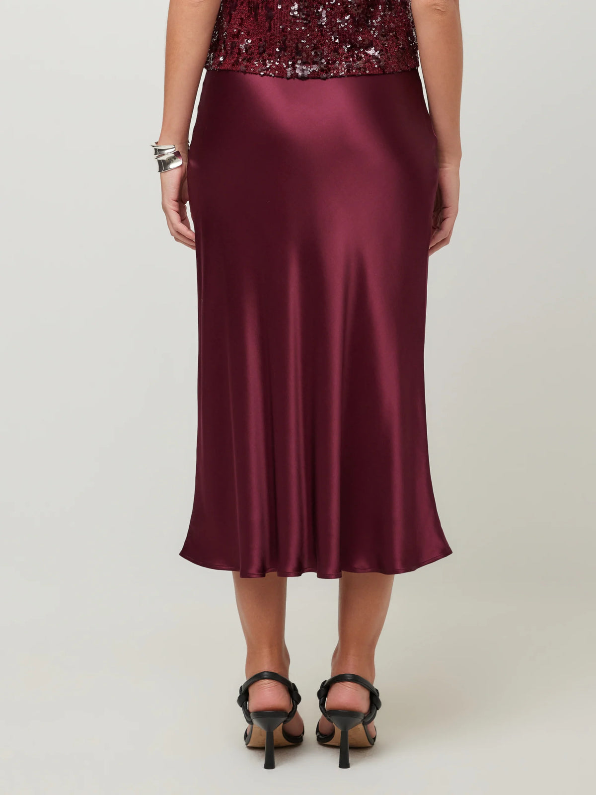 Mia Bias Skirt Merlot