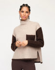 Colette Turtleneck Sweater Stone