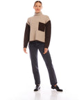 Colette Turtleneck Sweater Stone