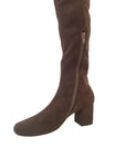 Comess Chocolate Stretch Micro Knee High Boots Silent D 