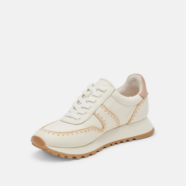 Ayita White Leather Shoes - Sneakers Dolce Vita 