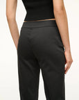 Hunter Pant Black Pants - Trousers Staud 