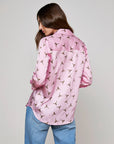 Dani Silk Blouse Bulls Head Blush/Bronze Tops - Button Down L'Agence 