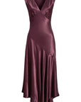 Eleni Wine Dresses - Maxi Rails 
