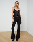 Lexi Camisole Silk Black tank L'Agence 
