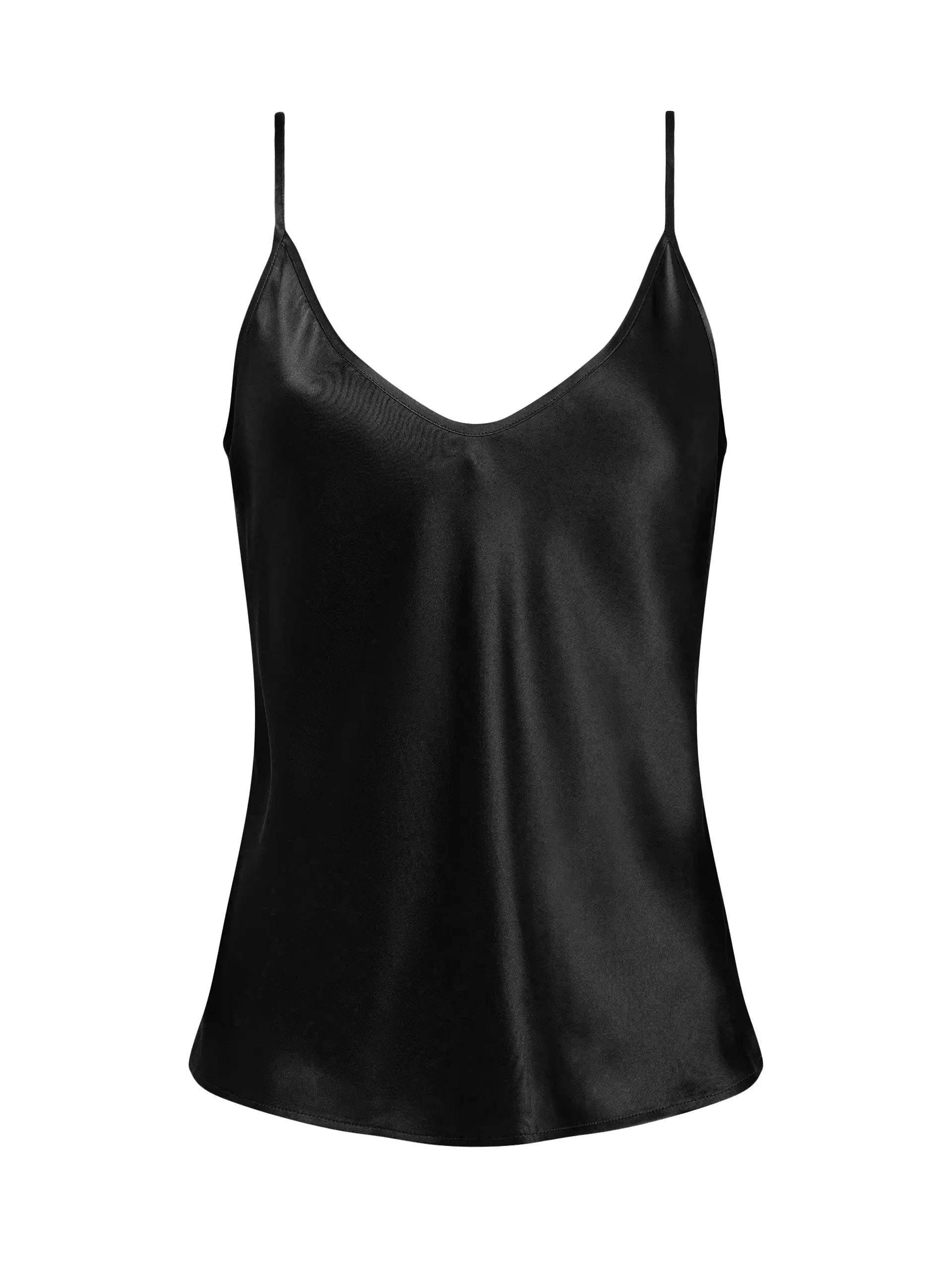 Lexi Camisole Silk Black tank L'Agence 