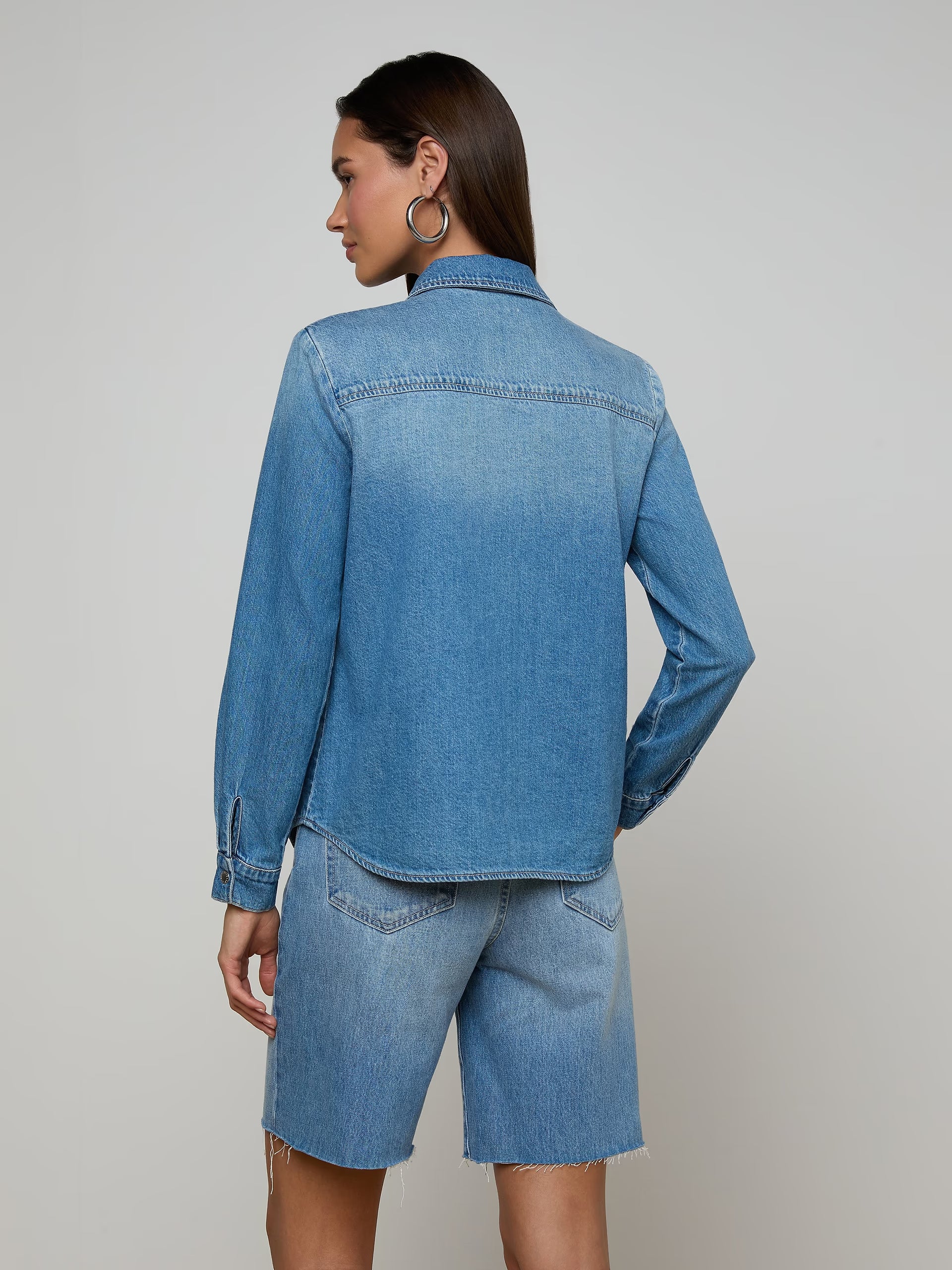 Isla Denim Shirt Anaheim Tops - Button Down L'Agence 