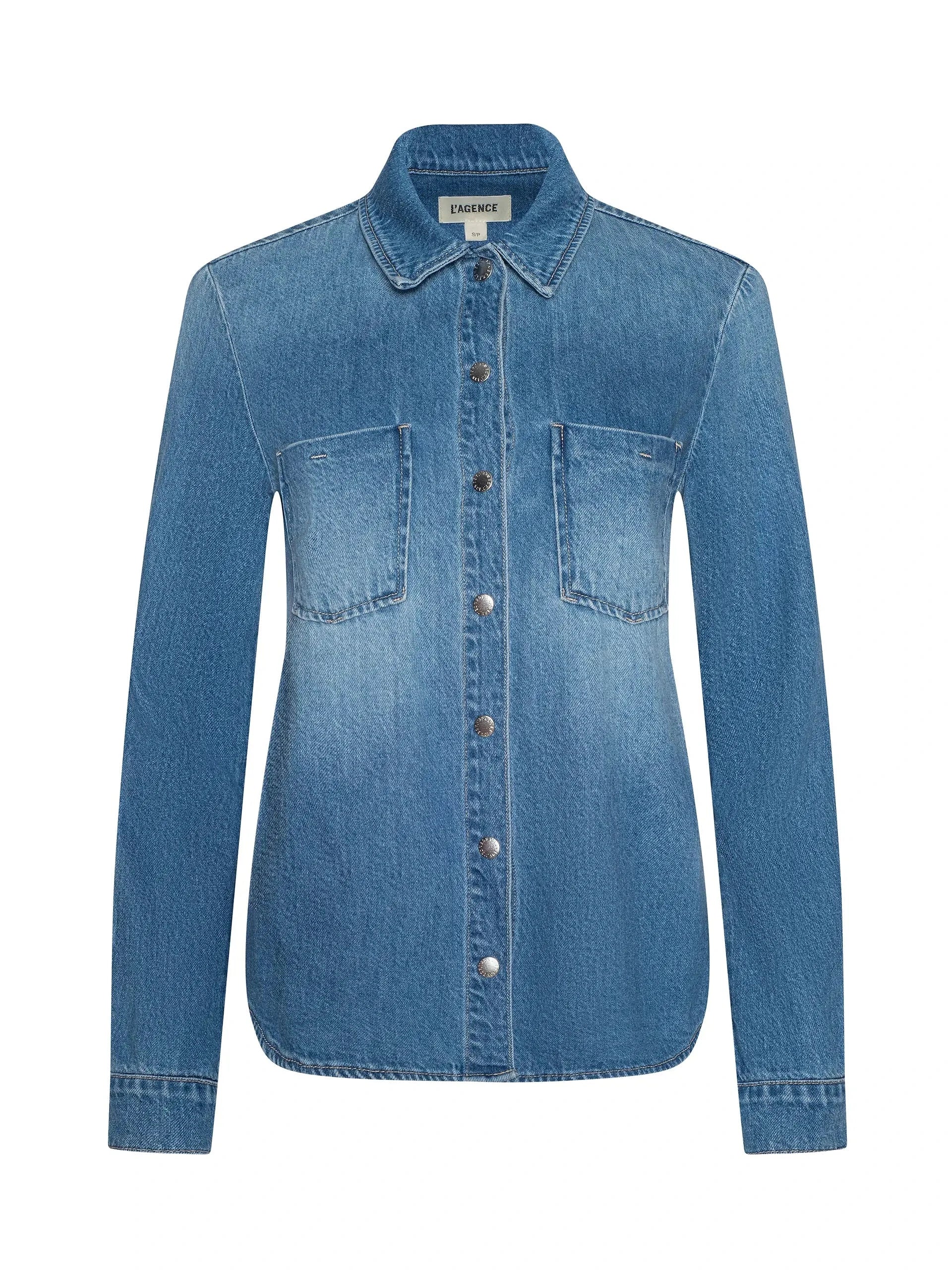 Isla Denim Shirt Anaheim Tops - Button Down L'Agence 