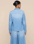 Isla Denim Shirt Havana Tops - Button Down L'Agence 