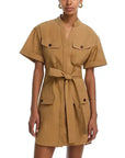 Quinn Dress Toffee Dresses - Short A.L.C 