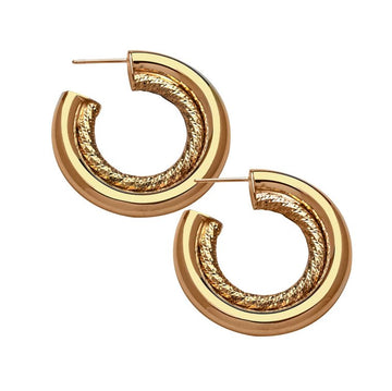 Juniper 1.5" Gold Jewelry - Earrings Jennifer Zeuner 