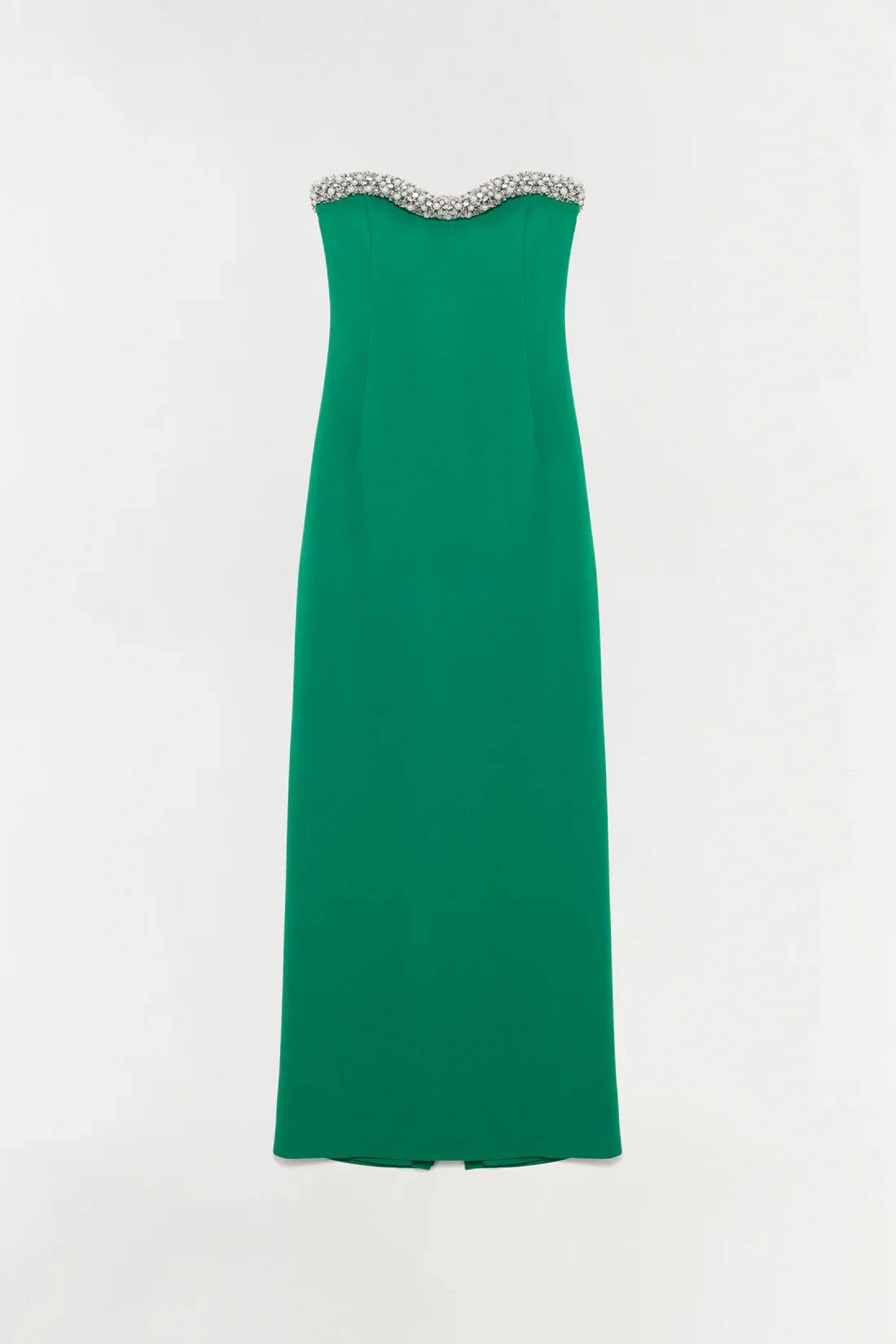 Riona Bustier Gown Kelly Green Dresses - Maxi Simkhai 