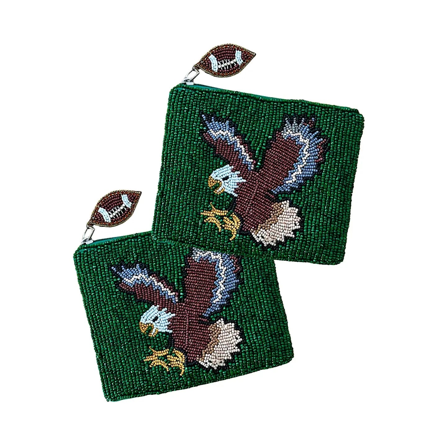 Beaded Eagles Coin Purse Wallets Lily Posh 