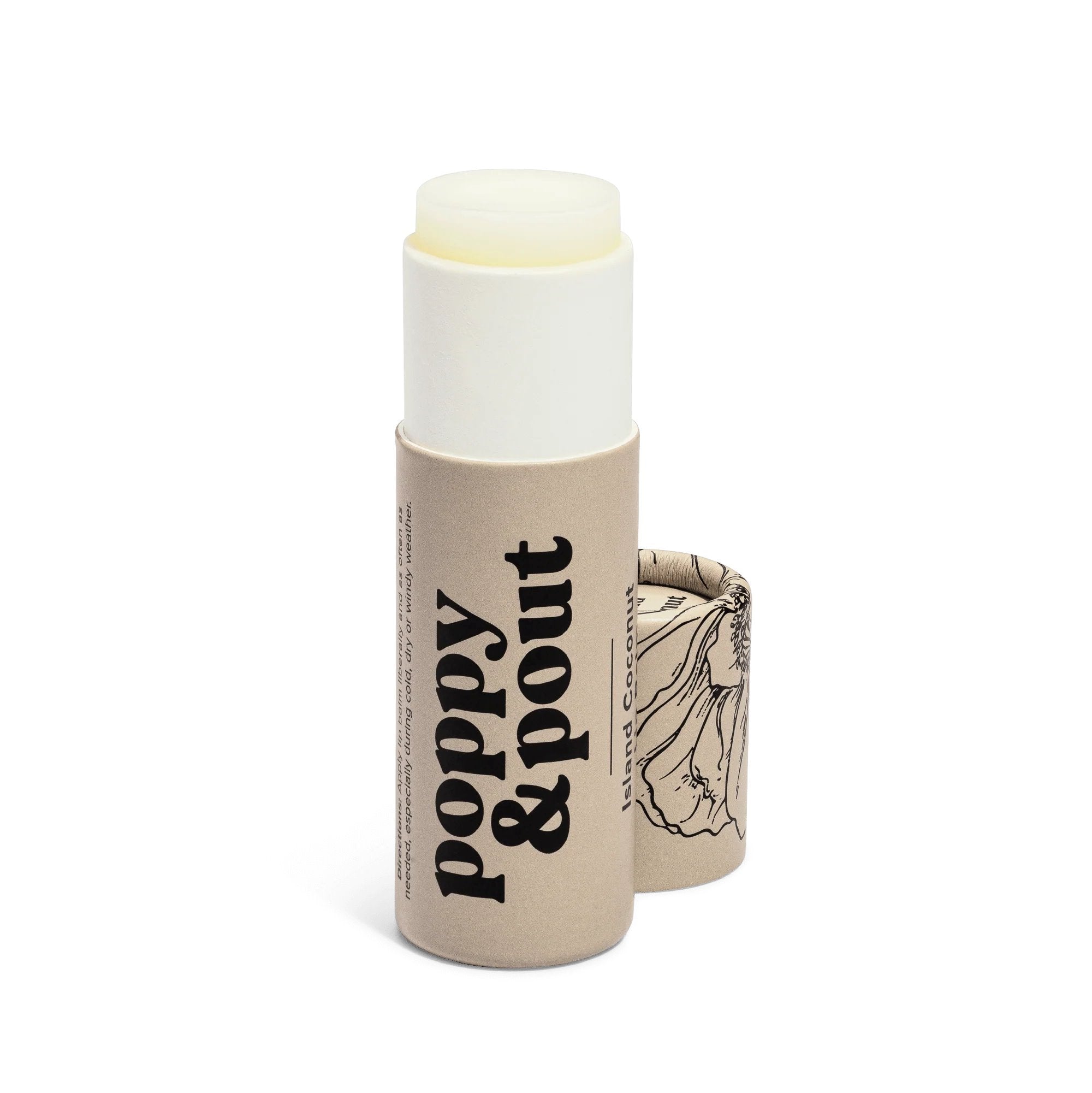 Lip Balm Island Coconut Accessories - Beauty & Hair Poppy & Pout 