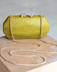 Straw Clutch Matcha
