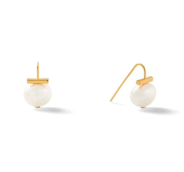 Classic Baby Pearl Earrings White Jewelry - Earrings Catherine Canino 