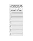 Procrastination List Pad Home Decor - Decorative Accents Ellembee Gift 