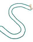 Double Wrap Beaded Necklace Malachite