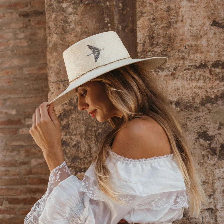Crane Hat Natural Hats Freya 