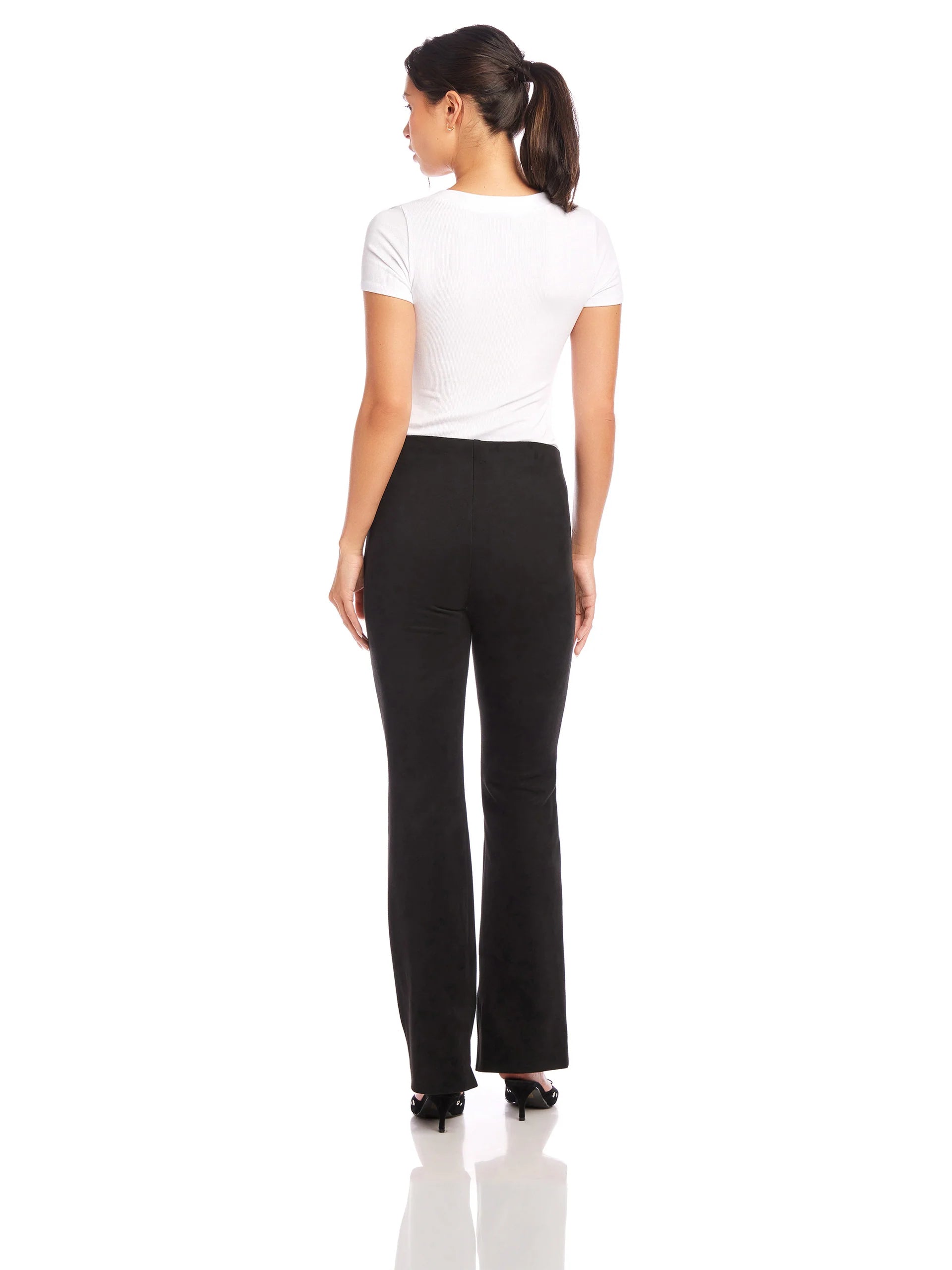 Neli Slim Bootcut Pants Black Pants - Trousers Fifteen Twenty 