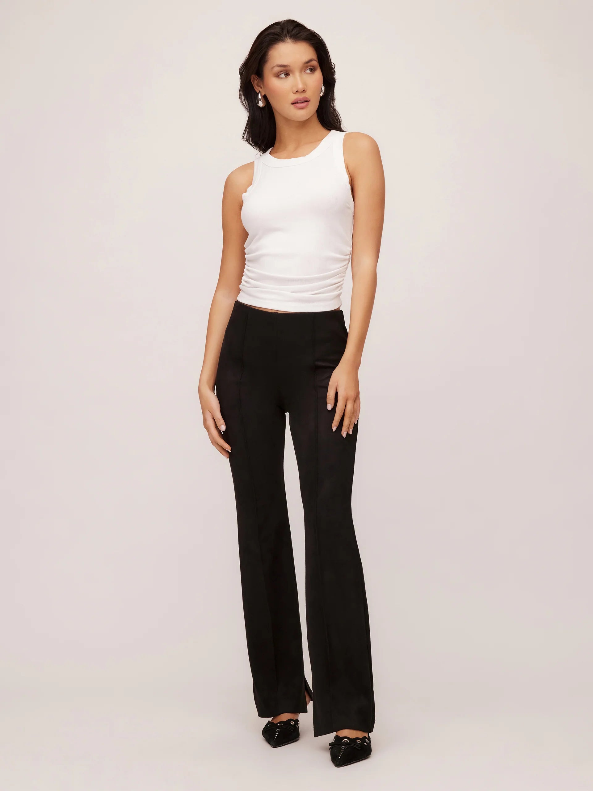 Neli Slim Bootcut Pants Black Pants - Trousers Fifteen Twenty 